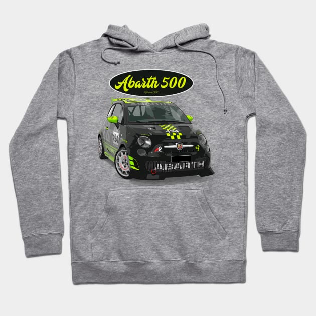 ABARTH 500 494 Hoodie by PjesusArt